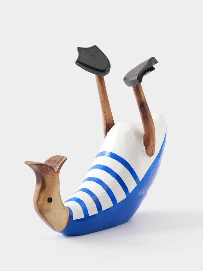 Подставка под бутылку «Уточка в синем», 30×13×24 см, дерево