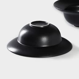 Тарелки для пасты Magistro Carbon, d=19.5 см, набор 2 шт., фарфор, чёрные