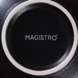 Тарелки для пасты Magistro Carbon, d=19.5 см, набор 2 шт., фарфор, чёрные