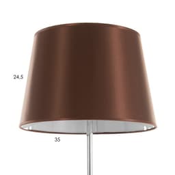 Торшер напольный BayerLux «2601», 1×15 Вт, Е27, хром/шоколад