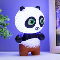 Фигурка светящаяся RISALUX «Панда», LED-ночник, RGB, от батареек 3×LR44, 7×7×11 см