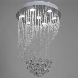 Светильник каскад «Алессандра» 7xLED хром 50×50×75 см BayerLux