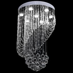 Светильник каскад «Алессандра» 7xLED хром 50×50×75 см BayerLux