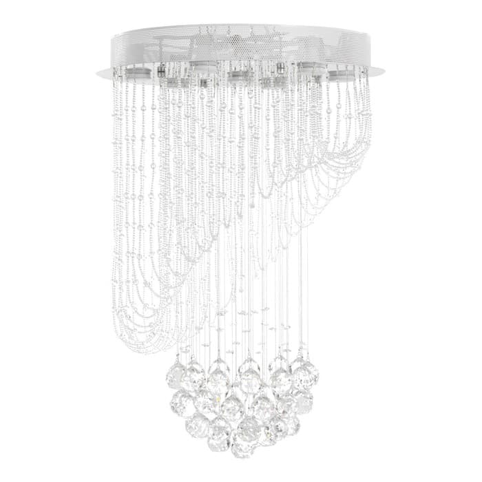 Светильник каскад «Алессандра» 7xLED хром 50×50×75 см BayerLux