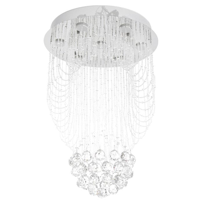 Светильник каскад «Алессандра» 7xLED хром 50×50×75 см BayerLux