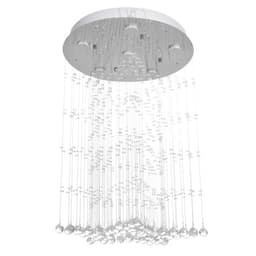Светильник каскад «Звезда» 6xLED хром 50×50×84 см BayerLux