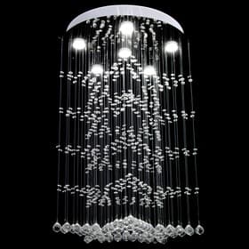 Светильник каскад «Звезда» 6xLED хром 50×50×84 см BayerLux