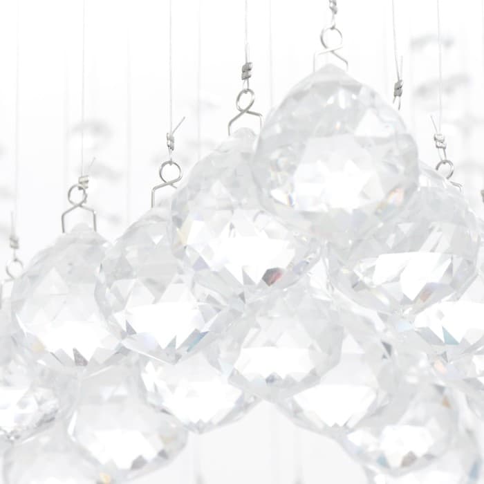 Светильник каскад «Звезда» 6xLED хром 50×50×84 см BayerLux