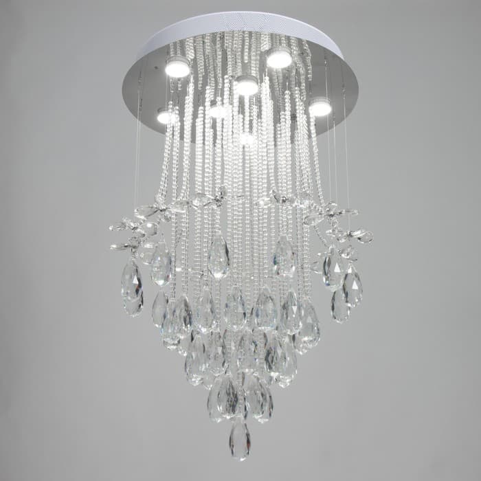 Светильник каскад «Алетта» 7xLED хром 50×50×86 см BayerLux