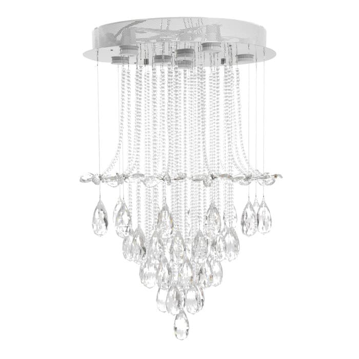 Светильник каскад «Алетта» 7xLED хром 50×50×86 см BayerLux
