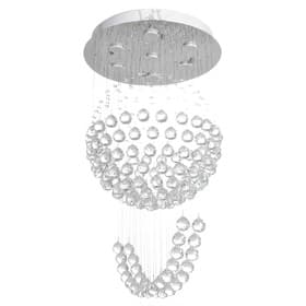 Светильник каскад «Аделисия» 7xLED хром 55×55×93 см BayerLux