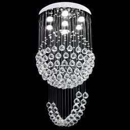 Светильник каскад «Аделисия» 7xLED хром 55×55×93 см BayerLux
