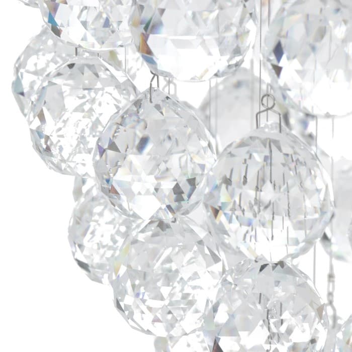 Светильник каскад «Аделисия» 7xLED хром 55×55×93 см BayerLux