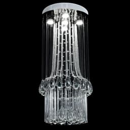 Светильник каскад «Брианна» 5xLED хром 40×40×83 см BayerLux