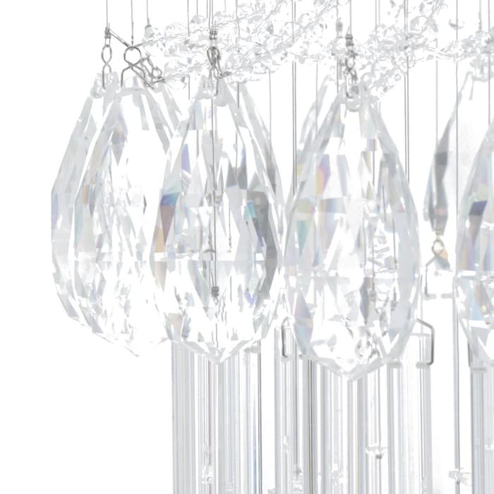 Светильник каскад «Брианна» 5xLED хром 40×40×83 см BayerLux