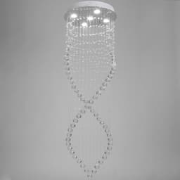 Светильник каскад «Лайма» 5xLED хром 60×60×150 см BayerLux
