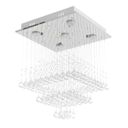 Светильник каскад «Ловелла» 5xLED хром 48×48×60 см BayerLux