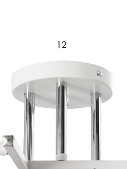 Люстра «Айрис» 4хЕ27 40 Вт бело-хромовый 55×55×27 см BayerLux