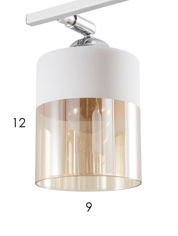 Люстра «Айрис» 4хЕ27 40 Вт бело-хромовый 55×55×27 см BayerLux