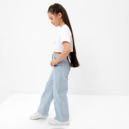 Джинсы для девочки KAFTAN, размер 30 (98-104 см), голубые