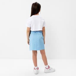 Юбка джинсовая KAFTAN, размер 32 (110-116 см), голубая