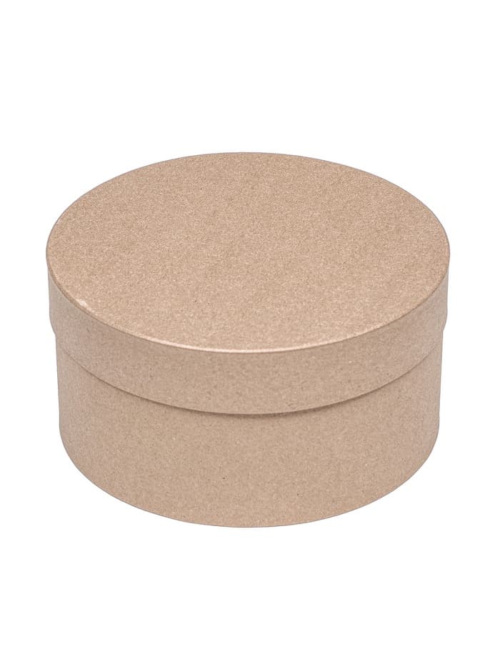 Коробка подарочная круглая, шляпная, крафт, 25×12 см