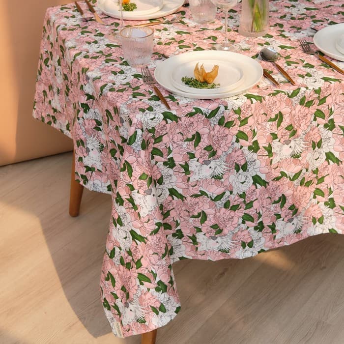 Скатерть «Этель. Попугай», 149×180 см, сатин 110 г/м²