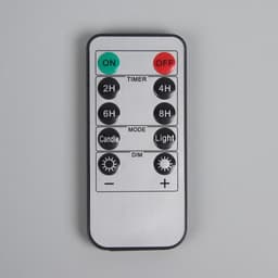 Светодиодные свечи на прищепках 19 см, 6 штук, батарейки АААх1 (не в комплекте), пульт ДУ, свечение тёплое белое