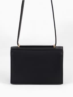 Сумка женская мессенджер на магнитах, 19×5×13 см, чёрная