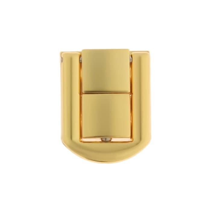Замок-защелка на ящик ZM01, 2.5×2 см, цвет золото