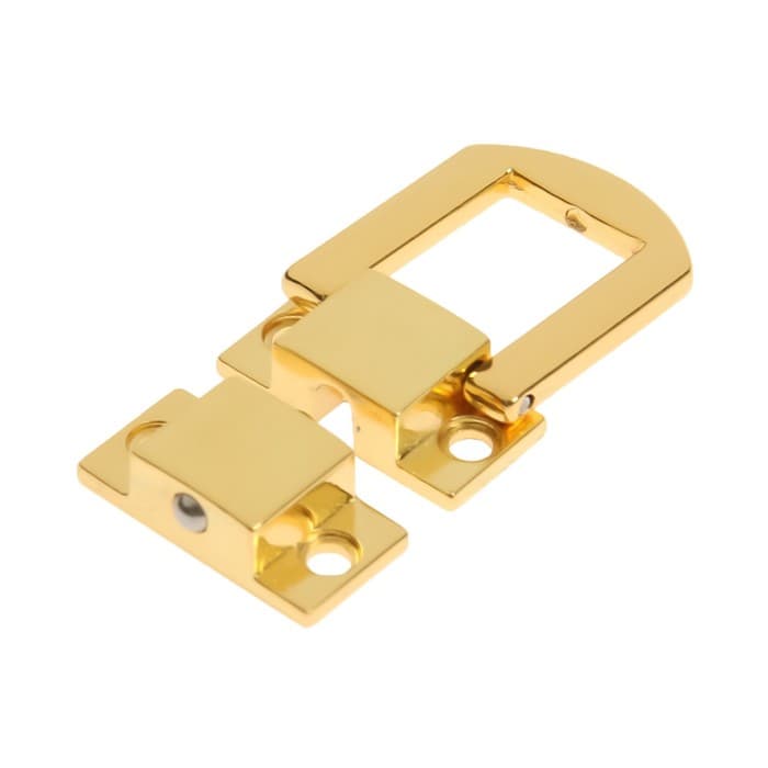 Замок-защелка на ящик ZM01, 2.5×2 см, цвет золото
