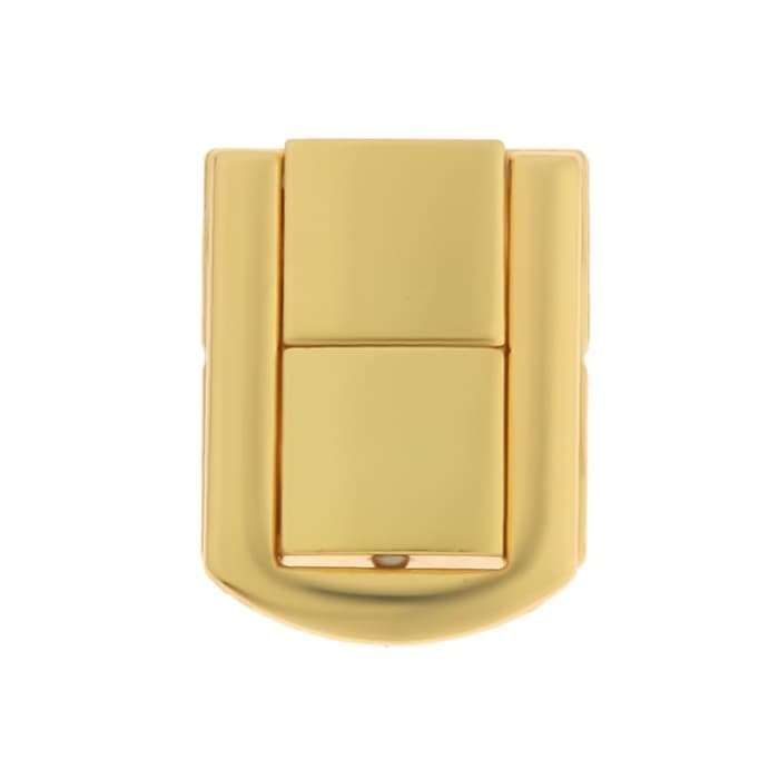 Замок-защелка на ящик ZM01, 3.2×2.5 см, цвет золото