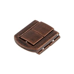 Замок-защелка на ящик ZM01, 2.5×2 см, цвет медь