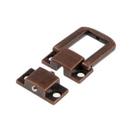 Замок-защелка на ящик ZM01, 2.5×2 см, цвет медь