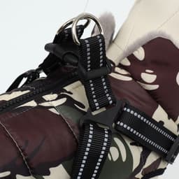 Куртка для собак со шлейкой, размер 5XL, камуфляжная