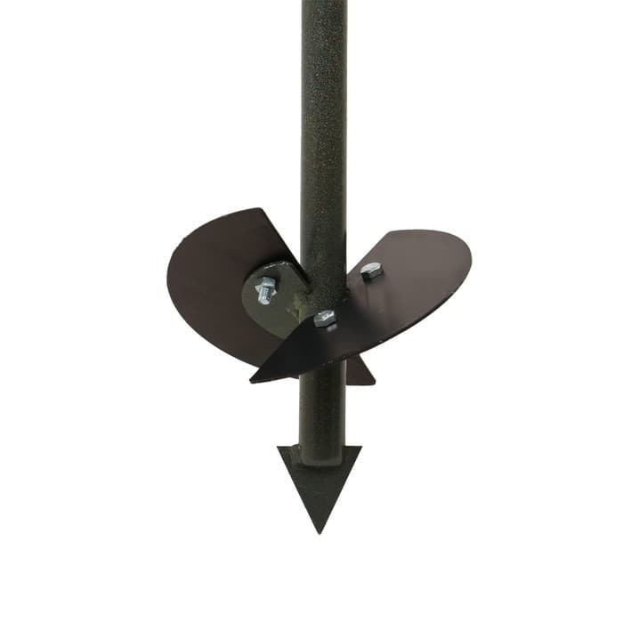 Бур садовый, шнековый, L = 2 м, d=150 мм