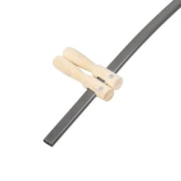 Косовище металлическое, 150×3×2 см, две ручки, крепление барашек, цвет МИКС