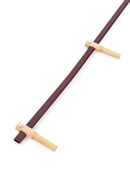 Косовище металлическое, 150×3×2 см, две ручки, крепление барашек, цвет МИКС