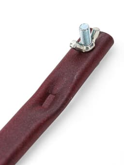 Косовище металлическое, 150×3×2 см, две ручки, крепление барашек, цвет МИКС