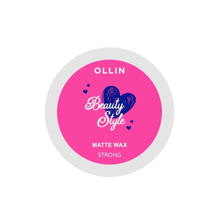 Воск для укладки волос матовый Ollin Professional Beauty Style, сильная фиксация, 50 г