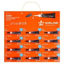 Клей супер цианакрилатный Airline Extra Strong, 3 г, блистеры на подложке