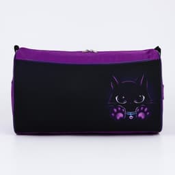 Сумка детская спортивная «Котик», 40×21×24 см, чёрная