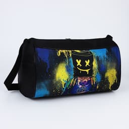 Сумка детская спортивная «Маска», 40×21×24 см, чёрная