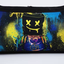 Сумка детская спортивная «Маска», 40×21×24 см, чёрная