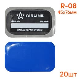 Пластырь кордовый Airline, радиальный R=08, 45×76 мм