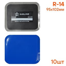 Пластырь кордовый Airline, радиальный R=14, 95×102 мм