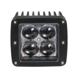 Фара светодиодная квадратная Airline, 4 LED, линза 4D, 12W, 82×75×75, 12/24V