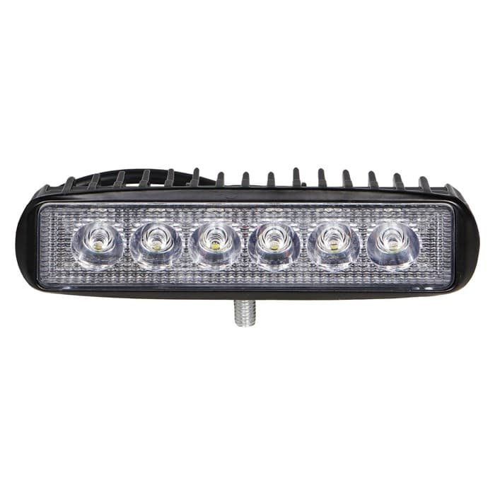 Фара светодиодная прямоугольная Airline, 6 LED, направленный свет, 18W, 157×42×40, 12/24V