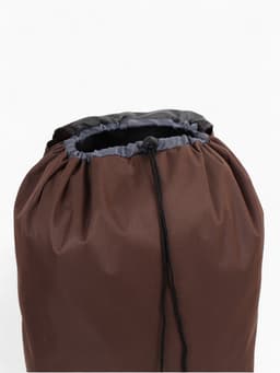 Сумка-тележка хозяйственная на шнуре, 28×18×94 см, коричневая