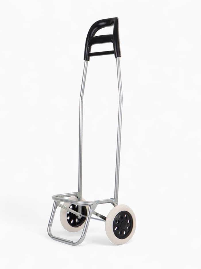 Сумка-тележка хозяйственная на шнуре, 28×18×94 см, коричневая